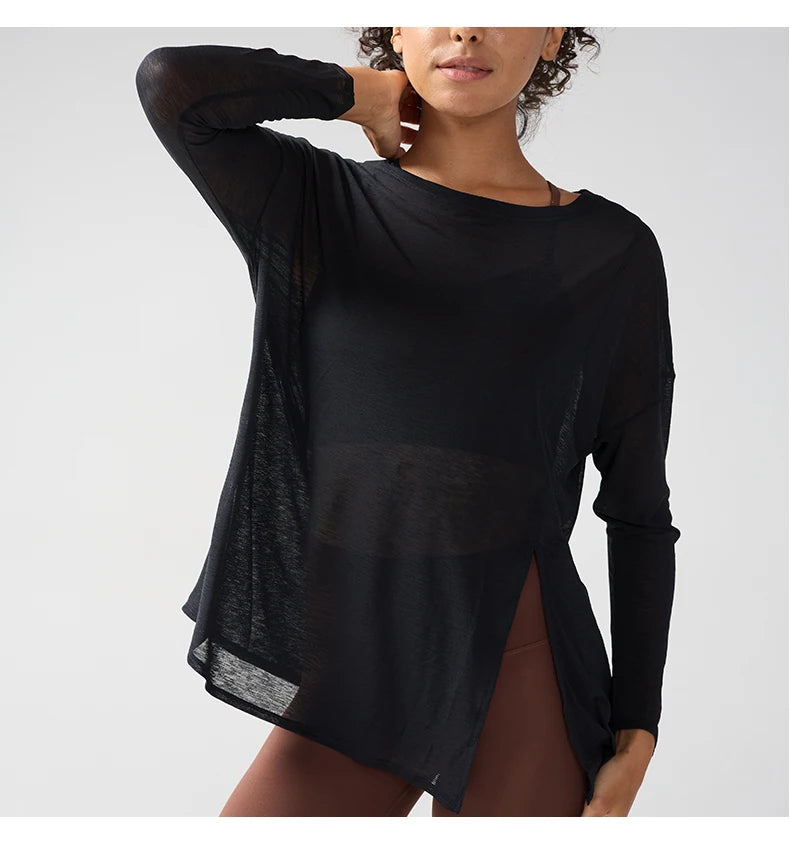 Women's Fitness Sports T-shirt Summer Loose Short Sleeve Quick Drying Gym Running Top Female Leisure Clothing