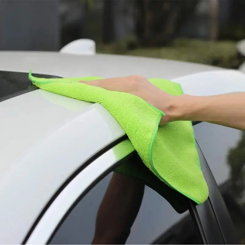 A Set of 20/50Pcs Cleaning Cloth Set in Random Colors, Multi-Functional and Absorbent, for Home, Kitchen, Living Room, Bedroom, Bathroom, and Furniture Stain Removal, Glass Cleaning, Microfiber Cleaning Cloth for Both Dry and