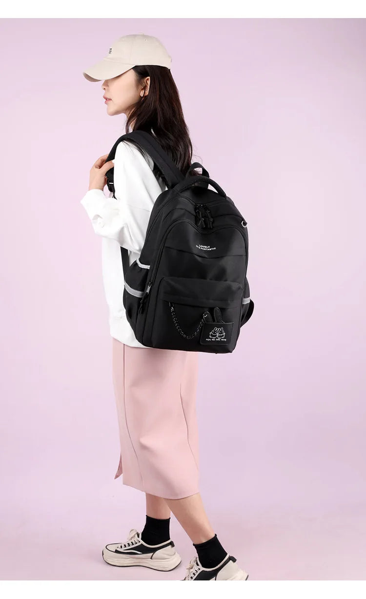 Fengdong kids school bag cute school backpack for girls children kawaii bookbag primary students gift large capacity backpack