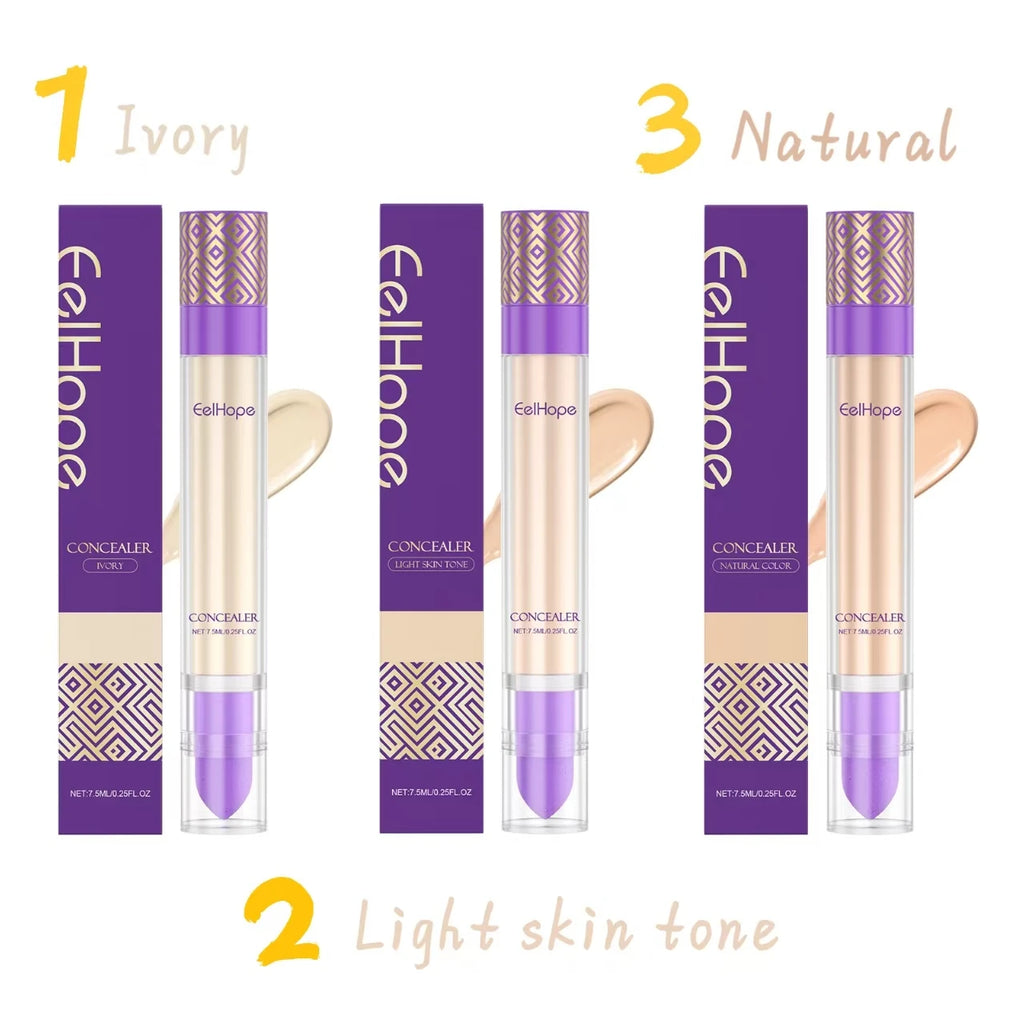 Concealer Improve Skin Elasticity Brighten Complexion Not Easy Remove Makeup Moisturizing Liquid Lightweight Dark Circle Blemish