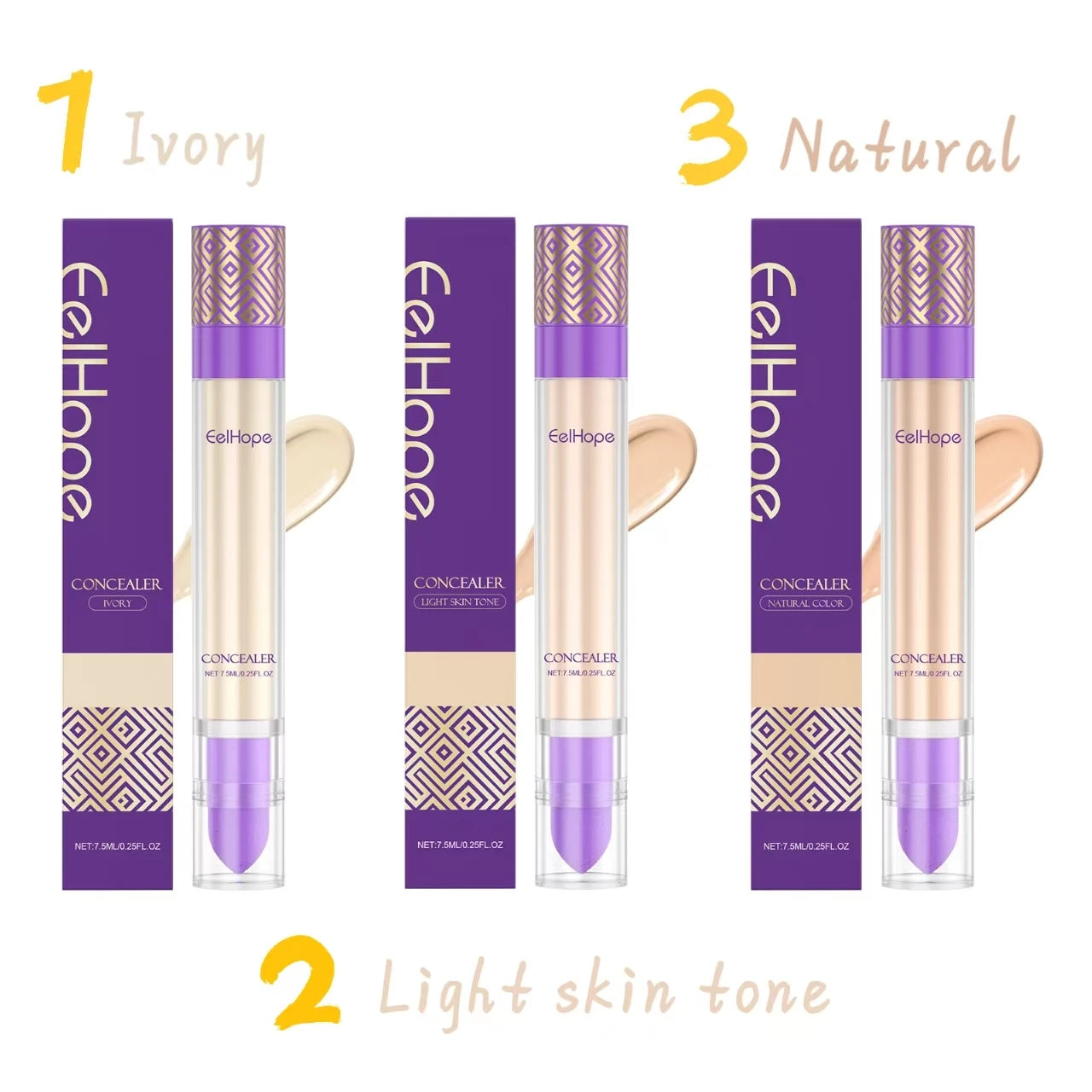 Concealer Improve Skin Elasticity Brighten Complexion Not Easy Remove Makeup Moisturizing Liquid Lightweight Dark Circle Blemish