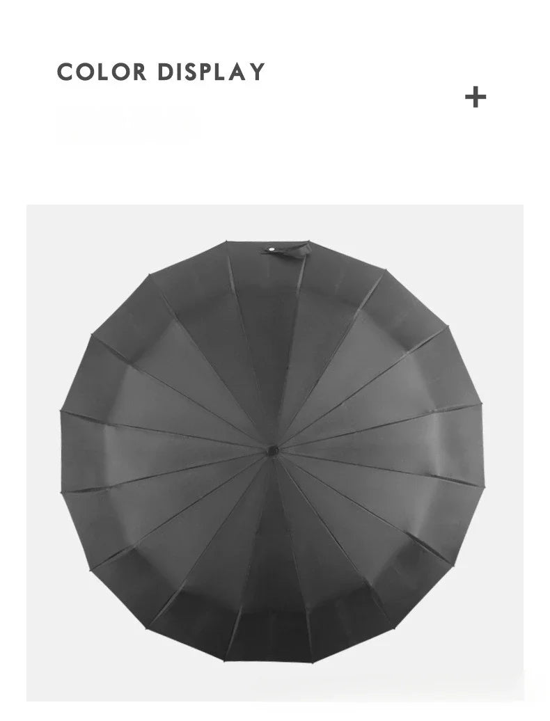 Super Large 140CM Automatic Folding Umbrella for Man and Women, Windproof Strong Reinforce Sun and Rain Big Umbrellas Parasol