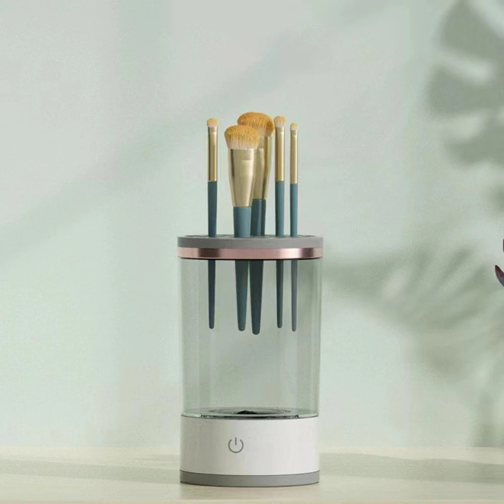 Makeup Brush Cleaner Is An Automatic Rotating Brush Cleaner For Deep Cleaning One Click Operation Is Suitable For All Makeup