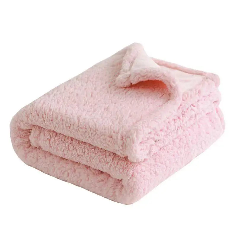 Luxury Shaggy Blankets Winter Warm Cosy Home Romantic Couple Waterproof Blanket-thickened Large Size Blanket Microfibre-blanket