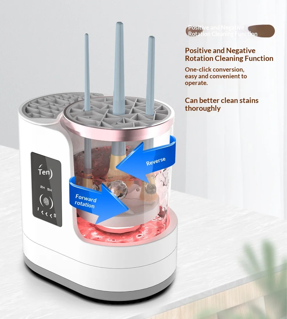 Makeup Brush Cleaner  Electric Drying and Brush-washing A Fully Automatic Cleaning Tool That Doesn't Damage The Bristles