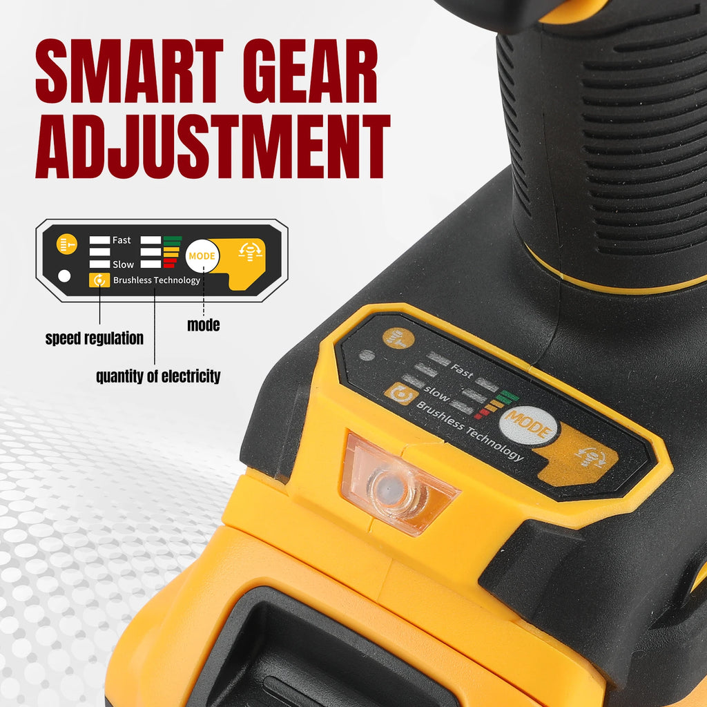 DEWALT 20V Cordless Impact Wrench | High Torque Brushless Motor | Durable Lithium-Powered Tool for Professional Use DCF900
