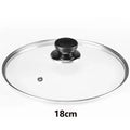 Durable Universal Pot Cover Tempered Glass Visible Pot Lid Anti-scalding Round Cookware Parts Kitchen Accessories