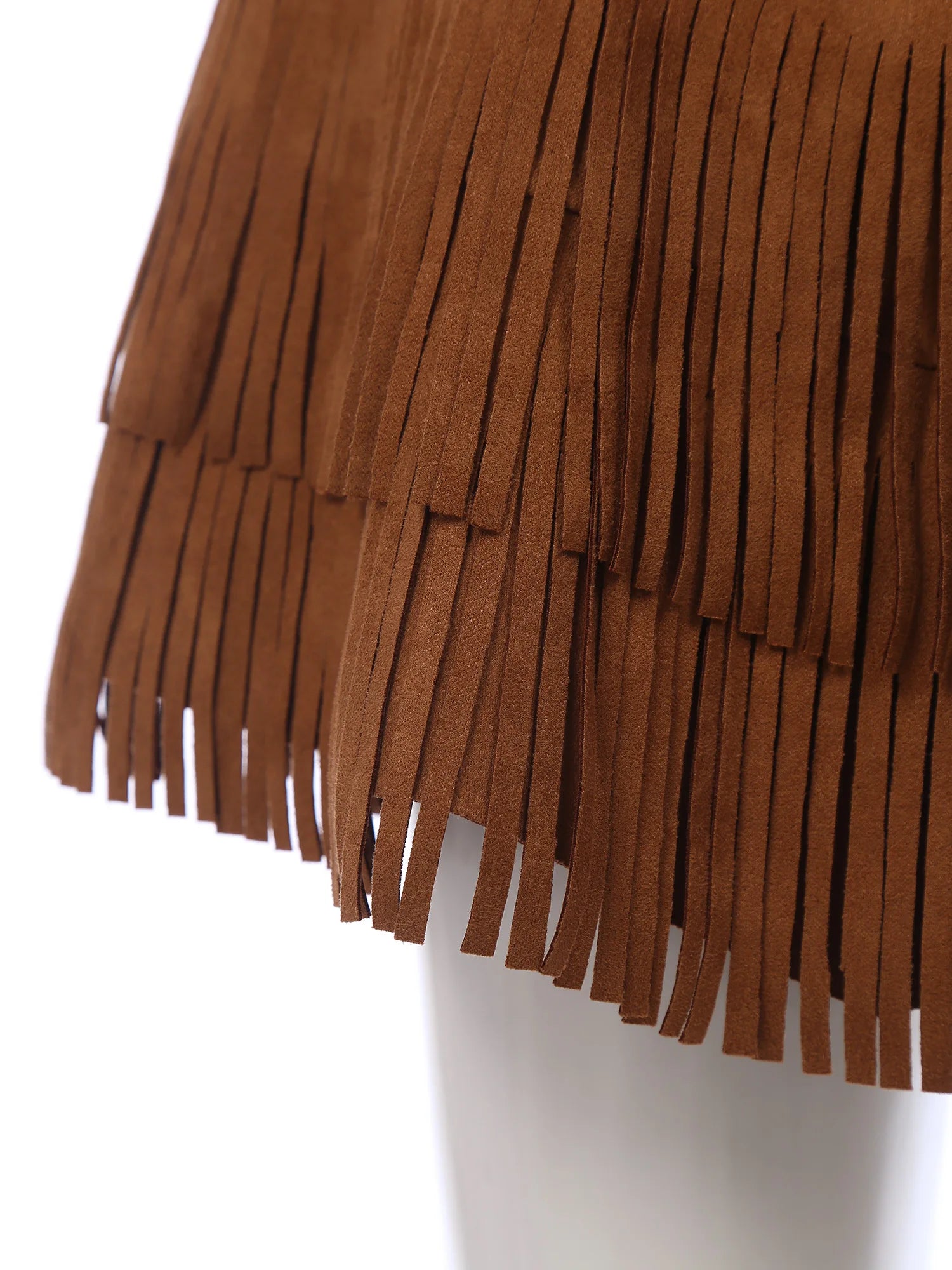 Womens Indian Native Cosplay Costume Halloween Cosplay Party Dress One Shoulder Sleeveless Fringe Dress Up with Tassel Sleeves