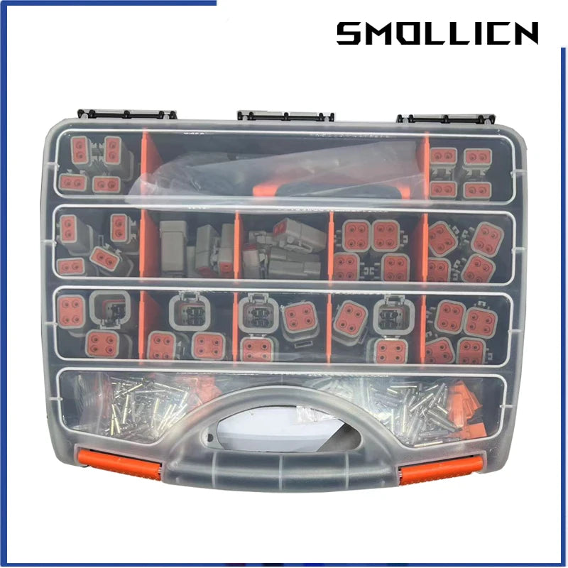 1 BOX 226 Pcs Deutsch DTP Series Waterproof Connector Wire Kit Repair Tool Box DTP06-2S DTP06-4S DTP04-2P DTP04-4P