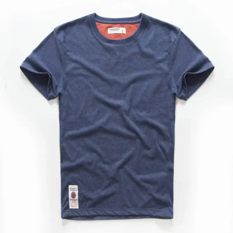Men's T-shirt Men's clothing Causal Cotton Basic Tshirt Male streetwear Short sleeve tee Man Y2k Tops Oversized Graphic T-shirts