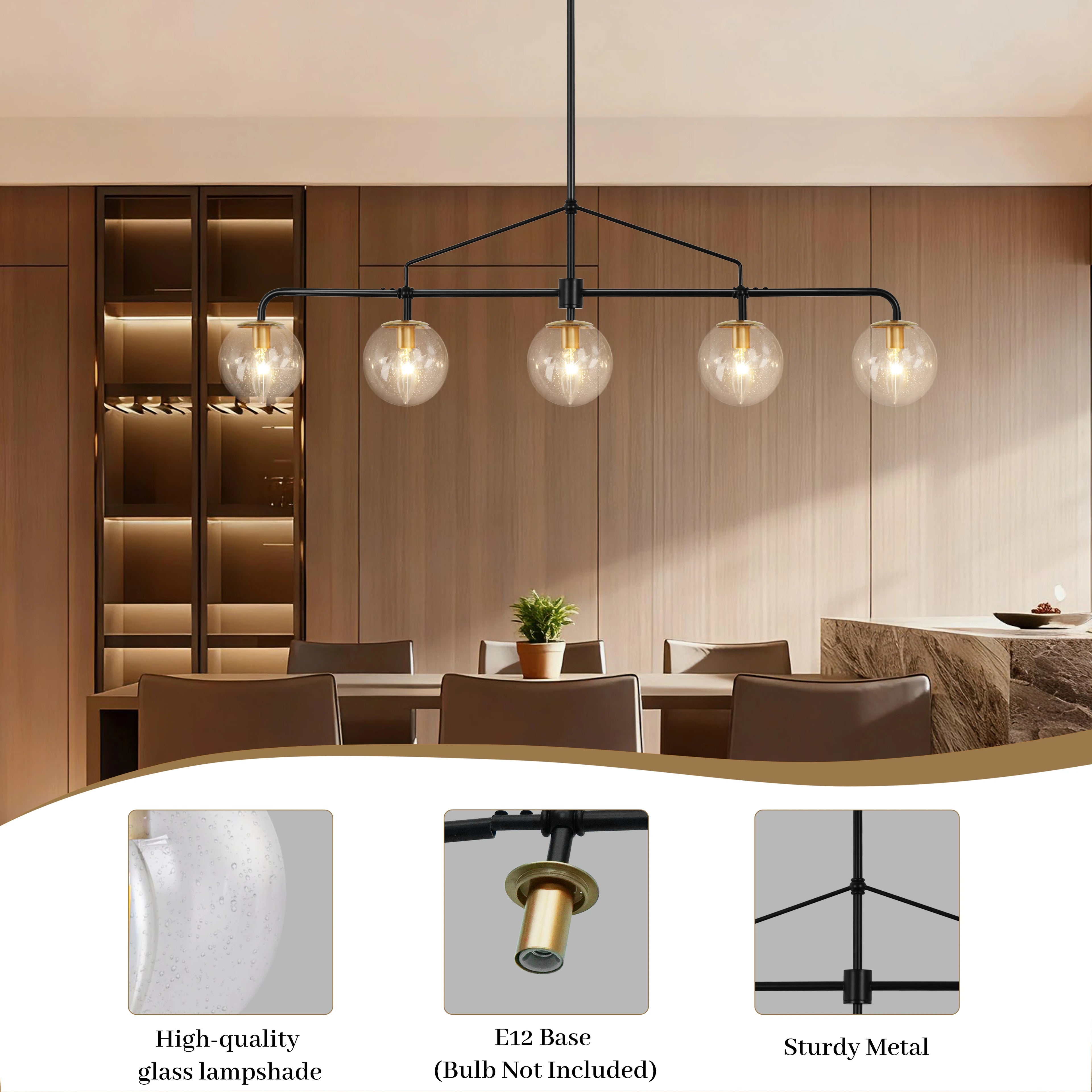 Island Lights for Kitchen Linear Chandelier Kitchen Island  Lighting Light Fixtures Black Chandeliers for Dining Room