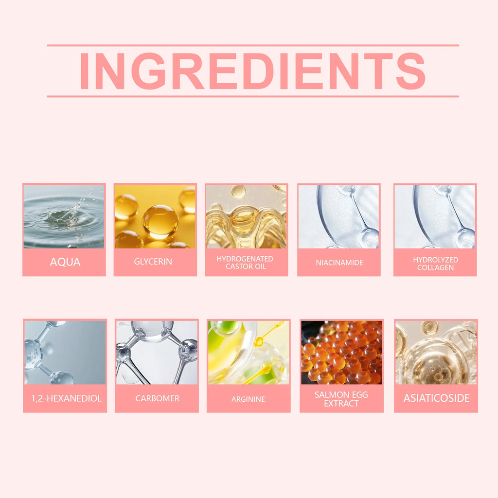 PDRN Pink Collagen Toning Gel Toner Pad Hydrating Shrink Pores Brightening Improve Skin Elasticity Smoothing Firming Cotton Pads