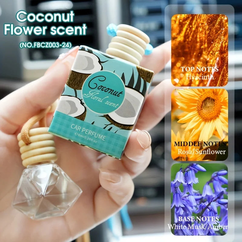 Car Air Freshener Odor Eliminator with Aromatherapy Oil Essential Oils for Car Home Office Bedroom Auto Interior