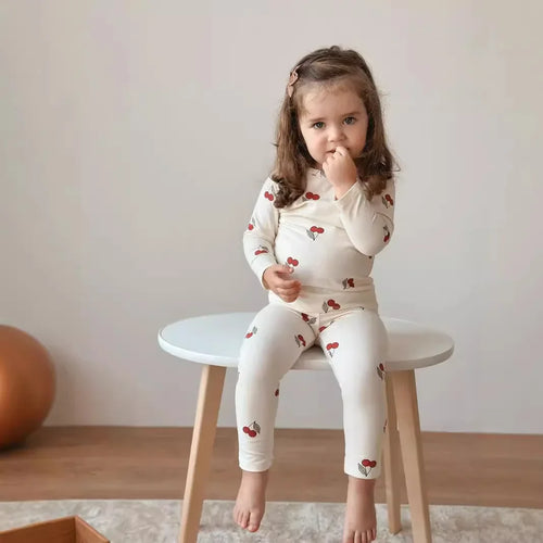 1-6T Toddler Kid Baby Boy Girl Clothes Set Cotton Infant Homewear Casual Top Pant Suit Childrens 2pcs Pajamas Set Outfit