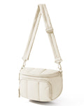BAGSMART Puffer Crossbody Bags for Women Small Cross Body Purses for Women Travel Work Quilted Water-resistant Hobo