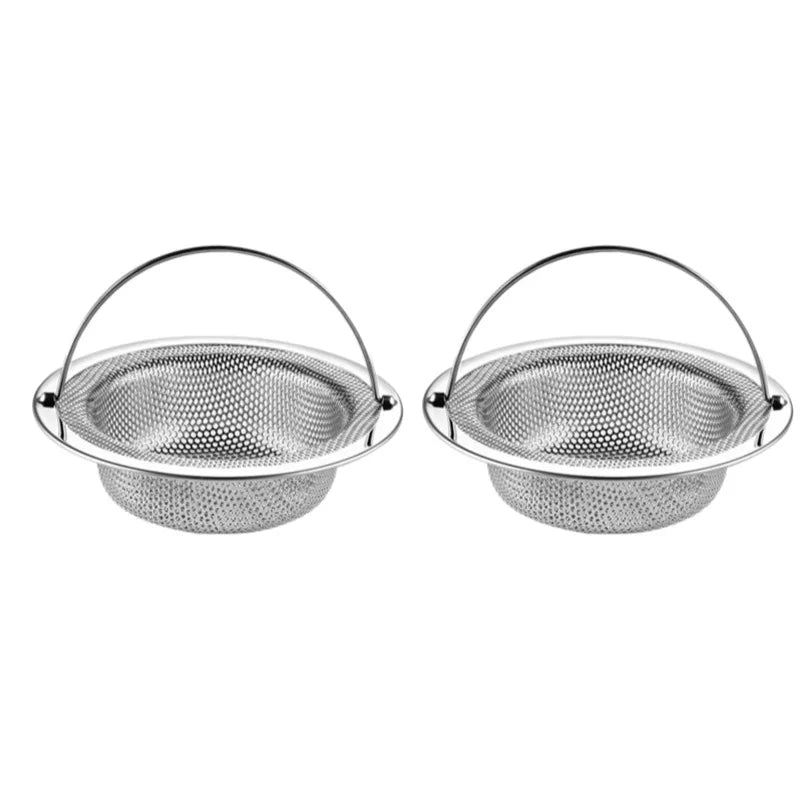 Kitchen Sink Filter Stainless Steel Garbage Food Residue Hair Catcher Sewer Mesh Strainers Bathroom Drain Hole Filter Trap
