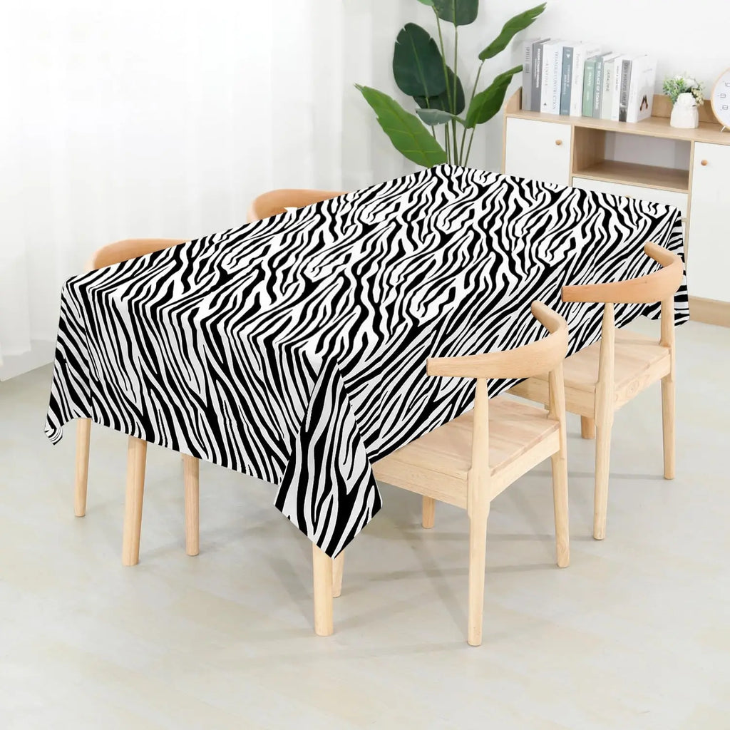 Woodland Animal Print Tablecloth Disposable Plates Napkins Cups Kids Jungle Safari Birthday Party Table Decoration & Accessories