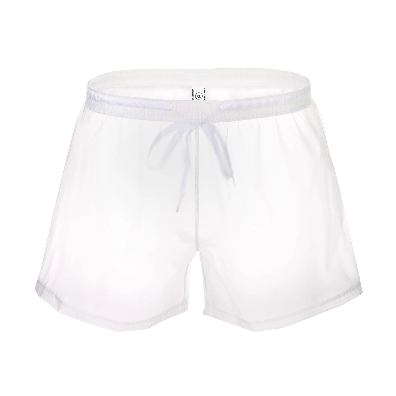 Men Beach Trunks Man Transparent Swimwear Sexy Swimming Swimsuit PVC Beachwear Shorts Boardshorts Bathing Suit Waterproof