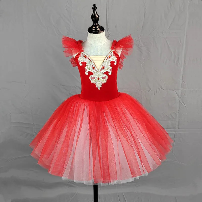 Children's ballet skirt girls dance skirt children's program collective performance costumes dance performance costumes