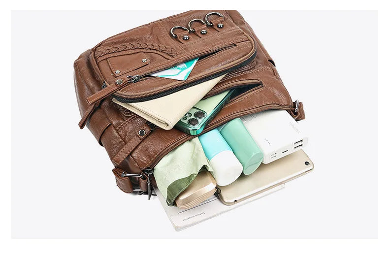 2026 New Ladies Soft Leather Bags High Quality Purses and Handbags Famous Designer Crossbody Shoulder Bag for Women Sac A Main