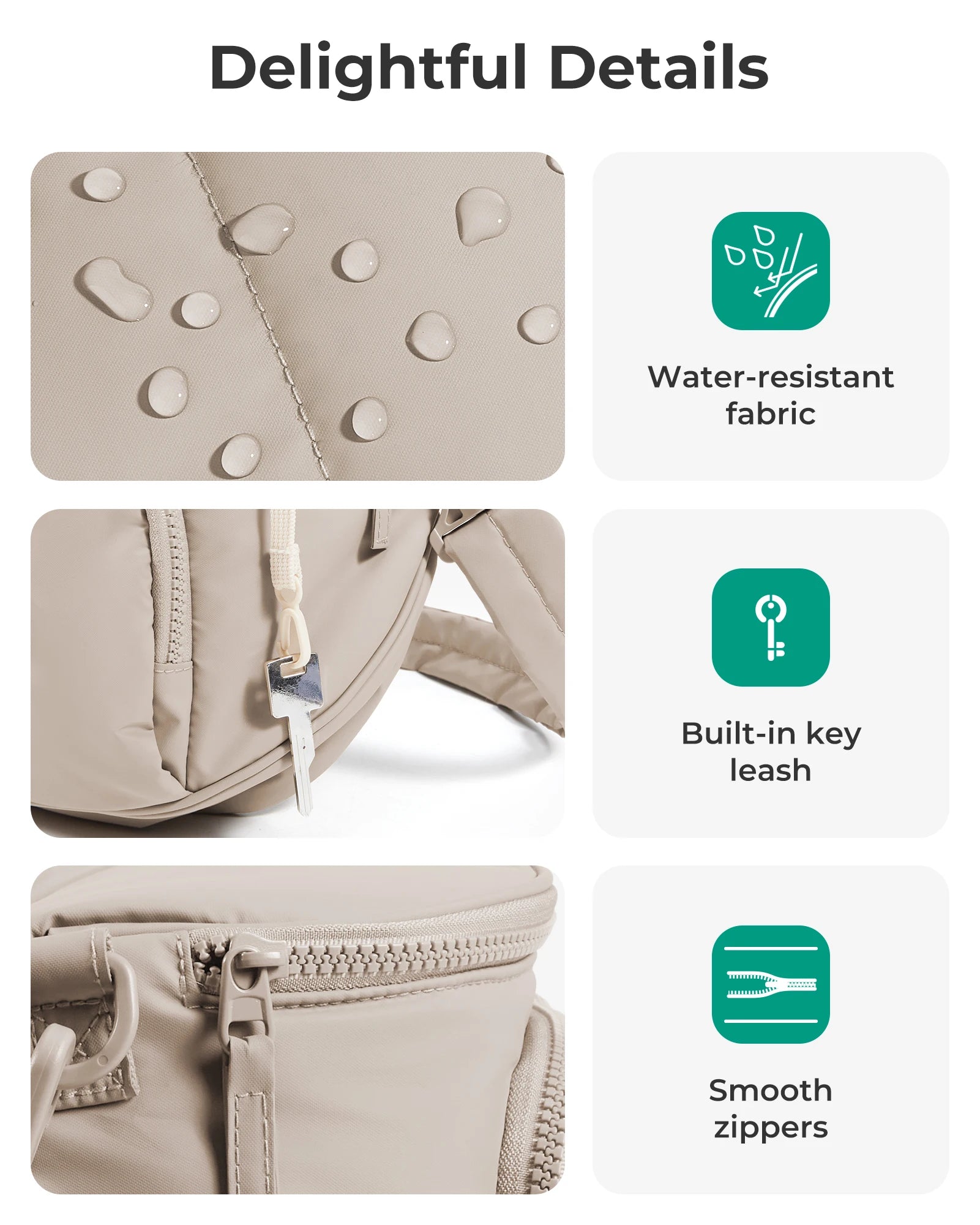 BAGSMART Puffer Crossbody Bags for Women Small Cross Body Purses for Women Travel Work Quilted Water-resistant Hobo
