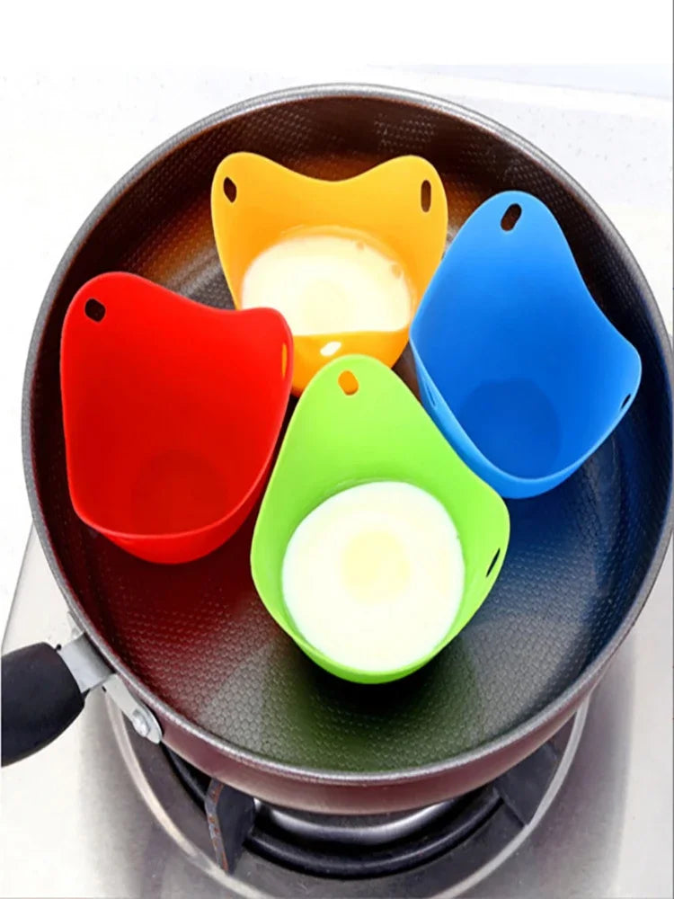 Silicone Egg Cooker Environmentally Friendly Non-Toxic High Temperature Resistant Non-Stick Omelette Mold Silicone Egg Steamer