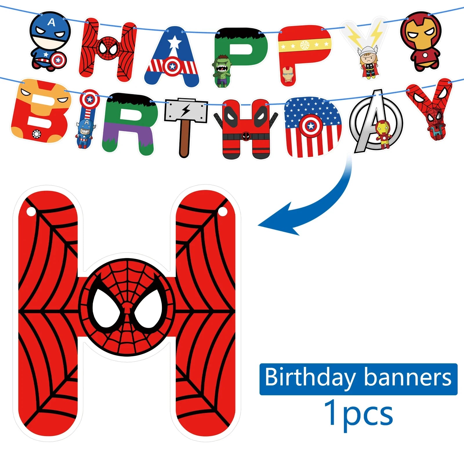 Marvel The Avengers Birthday Supplies Disposable Plate Napkin Cup Tablecloth Balloon for Kids Boy Superhero Party Decorations