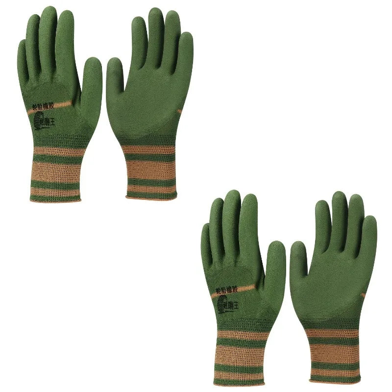 Wear-resistant Gardening Gloves Breathable Design Easy-care Non-slip Protective Gear For Vegetable Flower Plant Gardening Glove