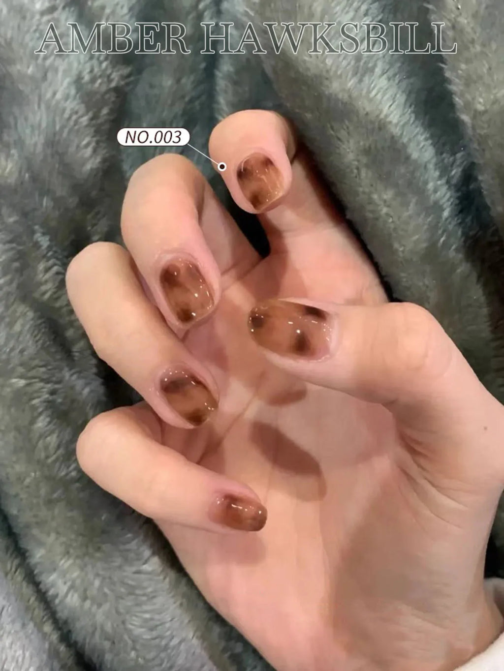 1-6pcs PSK Tortoiseshell Amber Gel Nail Polish 2026 New Autumn Popular Maillard Brown Semi Transparent Amber Dyeing Gel NaIl Art