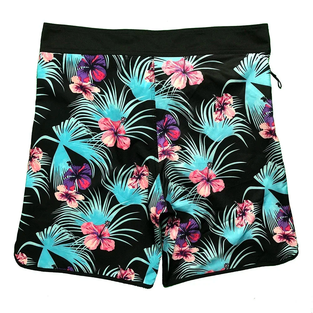 Print men's swimming trunks beach board shorts holiday gym casual shorts sports surf shorts outdoor sports pants Workout pants