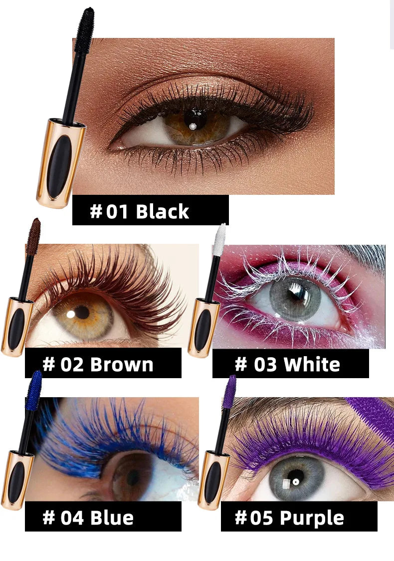 5D Mascara Makeup Waterproof Sweatproof Non-smudgy Non-smudge Natural Lengthening Lasting Cosmetics Makeup Cosmetic