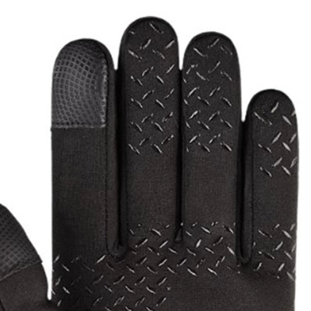 Winter Men Gloves  Windproof Waterproof Brushed Gloves For Outdoor Sports Activities Skiing Black Winter Men Gloves