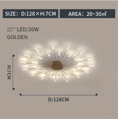 Modern LED Ceiling Lamp Luxury Household Living Dining Room Chandelier Home Decor Bedroom Pendant Light Kitchen Lustres Fixtures