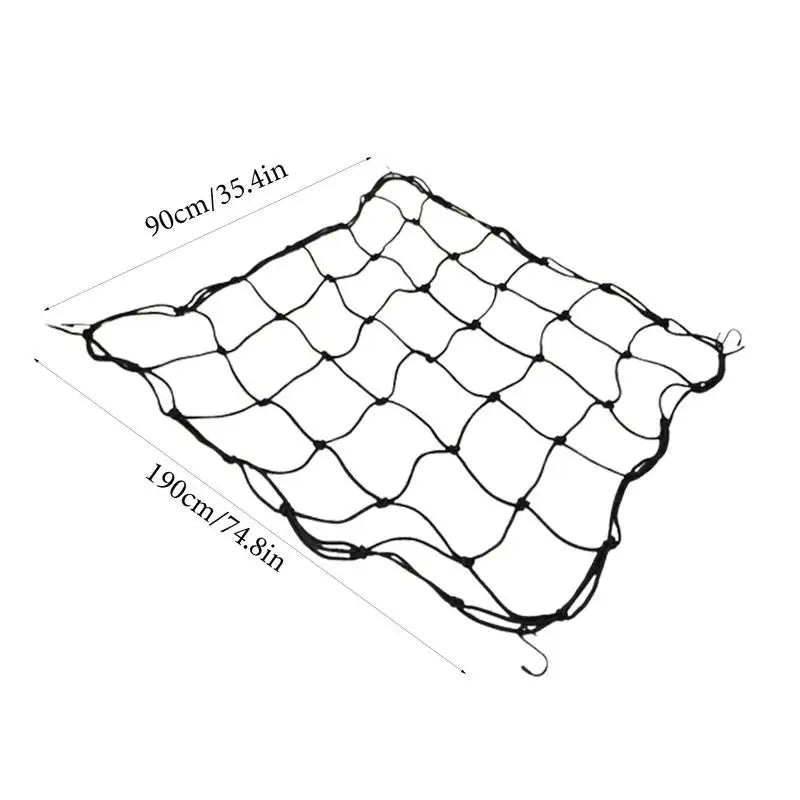 Trellis Net for Grow Tent Elastic Hydroponics Support Plant Net with Hooks Growing Net 44 Inch Grid Heavy-Duty Construction