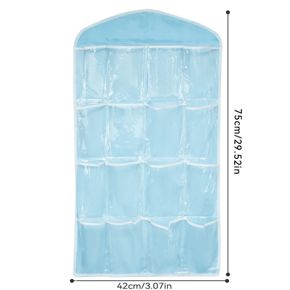 Wall Hanging Shoe Storage Organizer Bag Shoes Rack Over The Door Fabric Cabinet Closet Organizer For Shoes Clothes Storage Bag