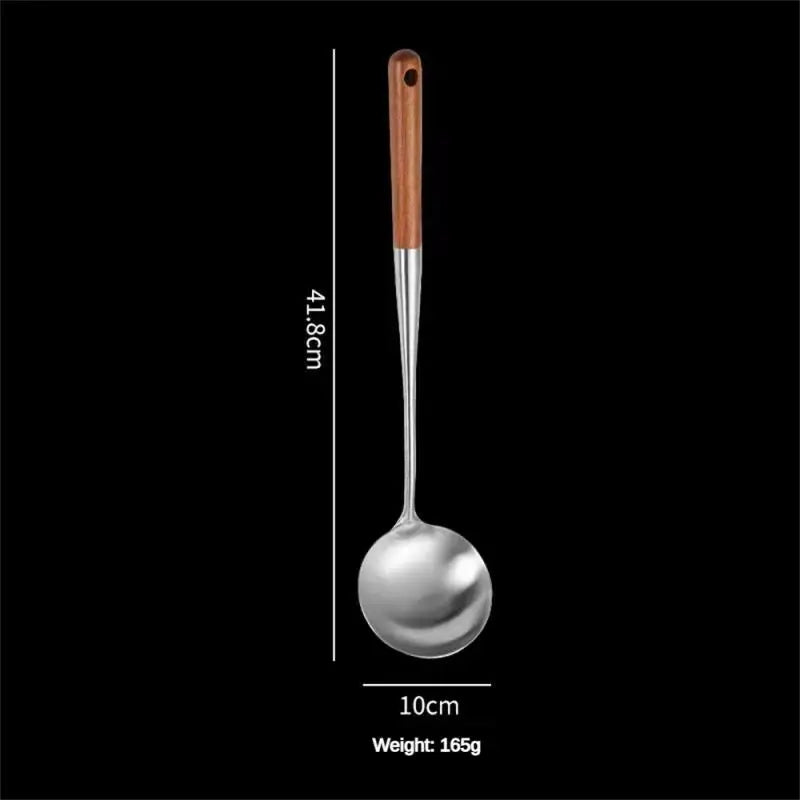 Kitchen Utensils Wok Spatula Iron and Ladle Tool Set Spatula for Stainless Steel Cooking Equpment Kitchen Accessories Essentials