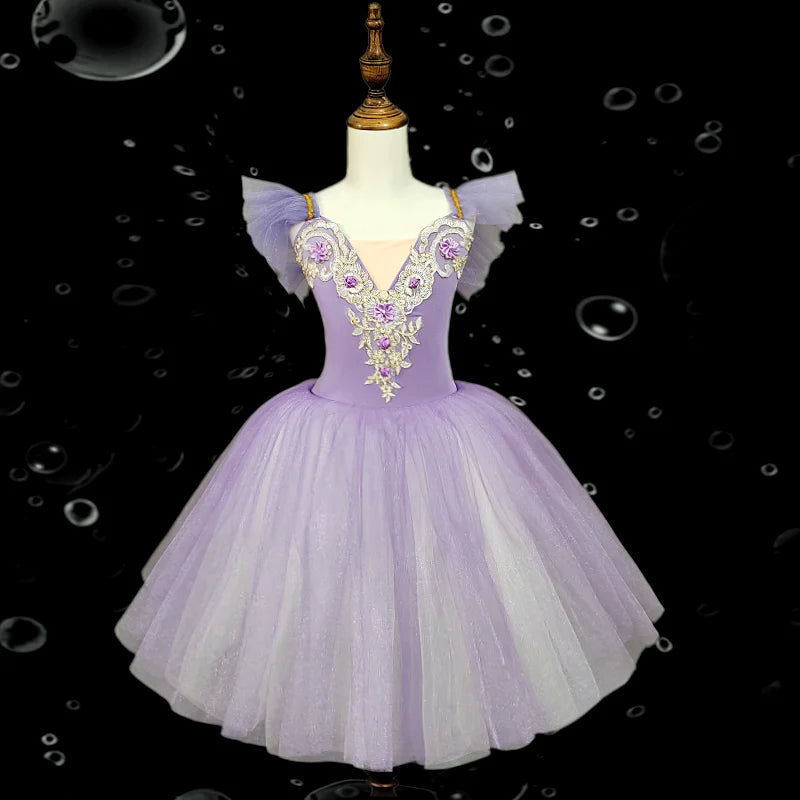 Girls' ballet skirt, school dance performance skirt, children's ballet skirt, girls' dance skirt, ballet performance costumes