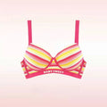 Sexy Bra for Women Tops Dopamine Rainbow Girl Seamless Bra Steel Ring Free Underwear Lingerie Bralette