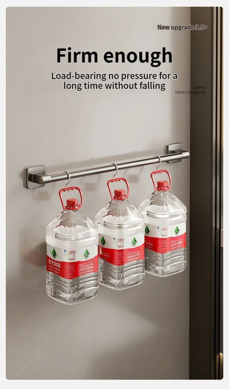 No Need To Drill Walls For Installation Bathroom Towel Bar/Hook/Towel Rack/Kitchen Rag Rack Bathroom Accessories