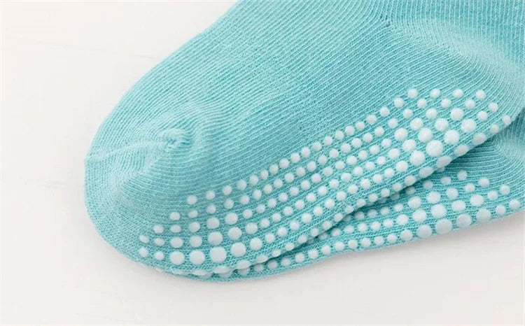 6Pairs/set Children's Socks For Boys Girls Casual Sport Kids Floor Boat Boy Girl Solid Baby Toddler Sock Anti-slip Spring Autumn