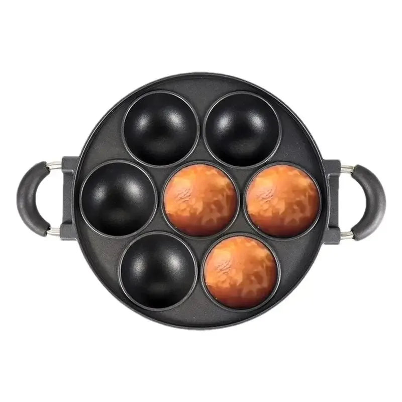 Cooking Cake Pan Cast Iron Omelette Pan Non-Stick Cooking Pot Breakfast Egg Cooker Cake Mold Kitchen Cookware Kitchenware