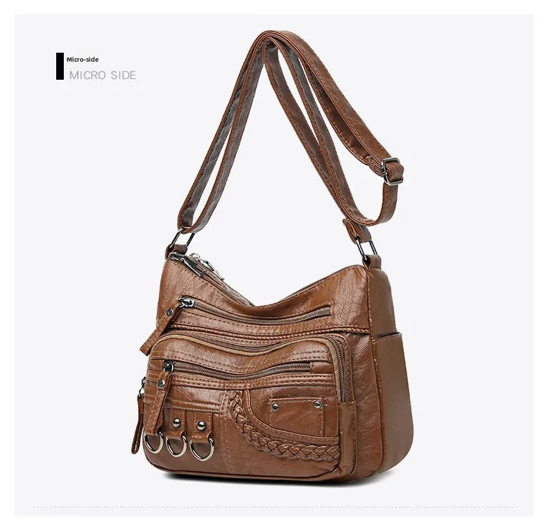 2026 New Ladies Soft Leather Bags High Quality Purses and Handbags Famous Designer Crossbody Shoulder Bag for Women Sac A Main