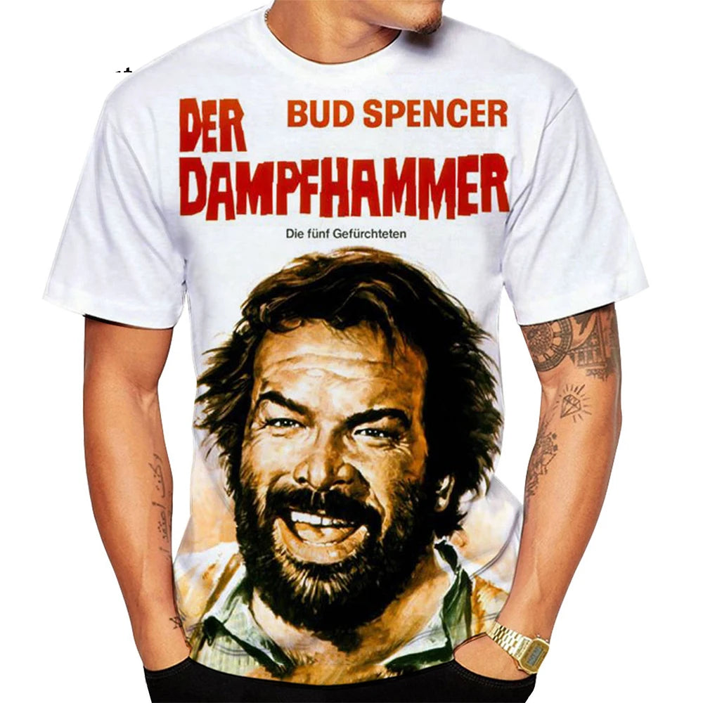 Summer hot selling 3D printed T-shirt casual Harajuku humorous hip-hop street style round neck short sleeved shirt