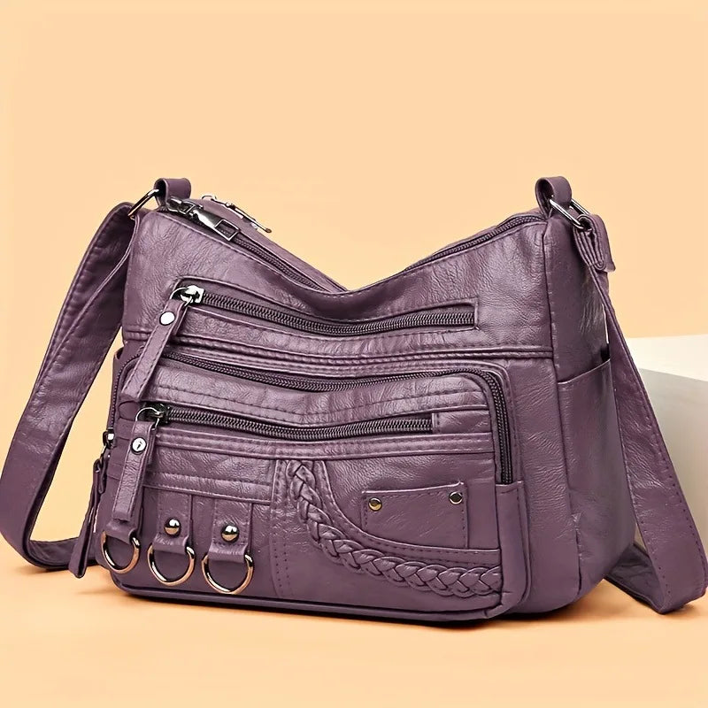 2026 New Ladies Soft Leather Bags High Quality Purses and Handbags Famous Designer Crossbody Shoulder Bag for Women Sac A Main