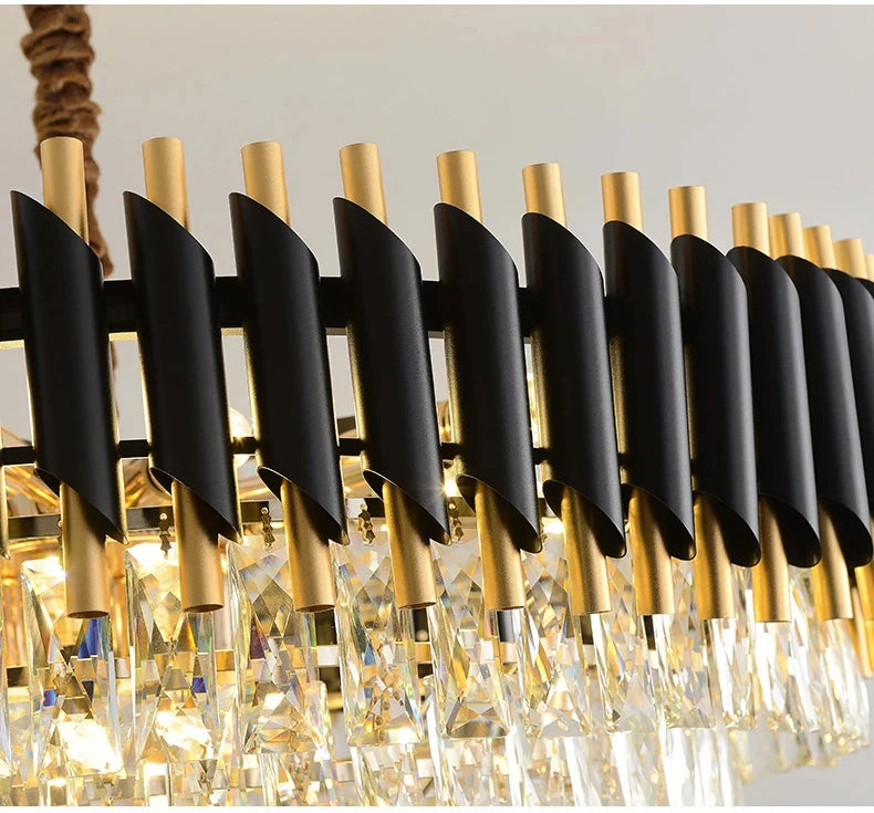 Luxury Modern Living Room Crystal Ceiling Chandelier Lighting Light Lustre Indoor Dining Bedroom Home Decor Hanging Pendant Lamp