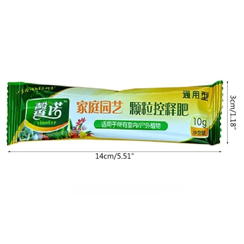 10g Gardening Granular Controlled-release Fertilizer All-purpose Slow-release Plant Food For Potted Plants & Horticultural Use