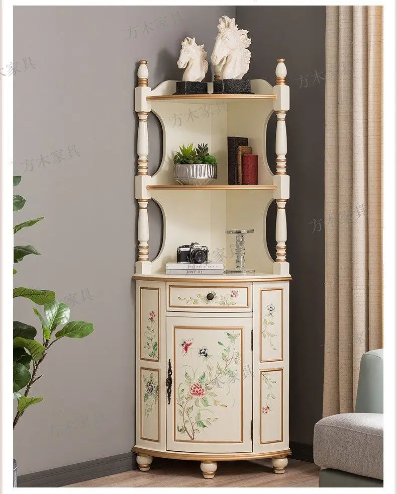 Wood Corner Living Room Cabinets Filing Decor Bookcase Mobile Living Room Cabinets Wine Nordic Vitrina Lounge Suite Furniture
