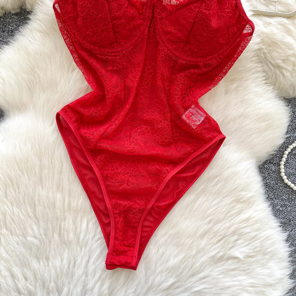 Summer Women Hot Girl Camis Jumpsuit Tank Top Mesh Lace Hollow Out Slim Fit Crop Top for Stylish and Sexy Look