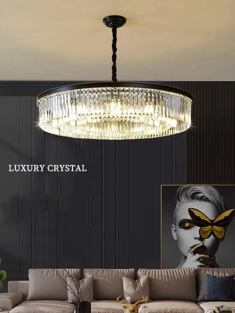 American Rustic Style Industrial Retro Led Chandelier For Living Room Dining Bedroom 2024 Modern Home Decor Pendant Ceiling Lamp