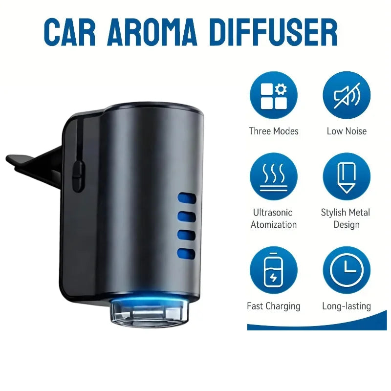 Car Air Aromatherapy Diffuser Car Air Fresheners Humidifier Aromatherapy Freshener Removing Odors Car Accessories